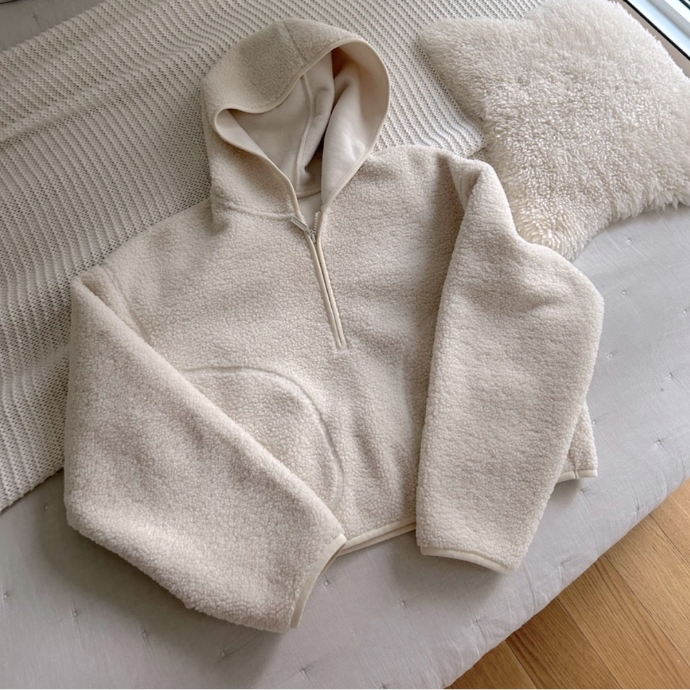 UNIQLO | WINDPROOF OUTER FLEECE HALF-ZIP
PULLOVER SHIRT | SMALL